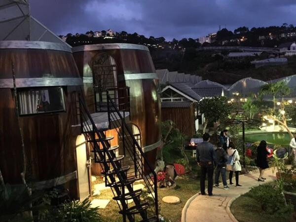 Không gian sinh hoạt chung tại Wine Valley Homestay