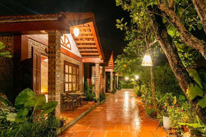 Không gian yên bình tại Bái Đính Eco Homestay
